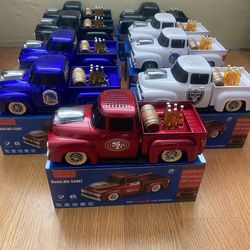 Brand New Customized Bluetooth Speaker trucks Niners,Raiders  & Warriors in stock $60 each