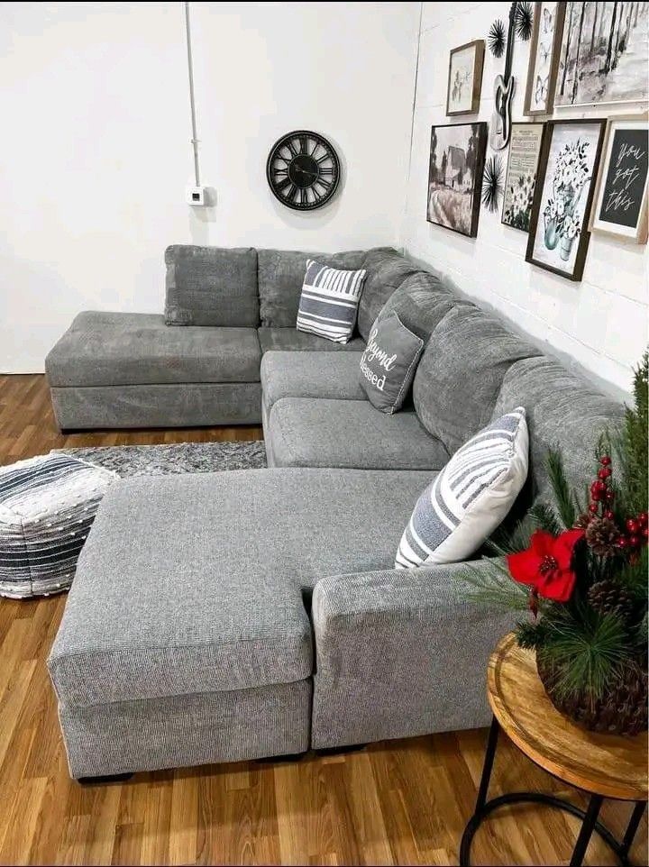 Light Grey Sectional 