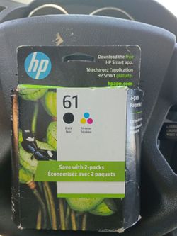 HP INK CARTRIDGES 61 2 PACK