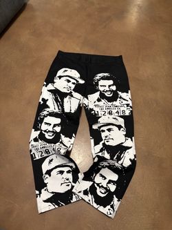 Asaali Jean Company Graphic Print Pants