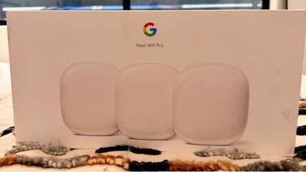 NEW Google - Nest Wi-fi Pro 6e AXE5400 Mesh Router (3-pack) - Snow