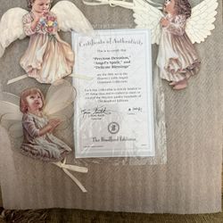 the bradford Edition angels ornaments 