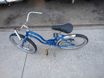 Used Early Midget Schwinn Bike Blue Girl 16" Small Size OG Condition Patina 