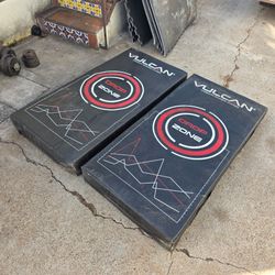 Vulcan drop pads for deadlifts