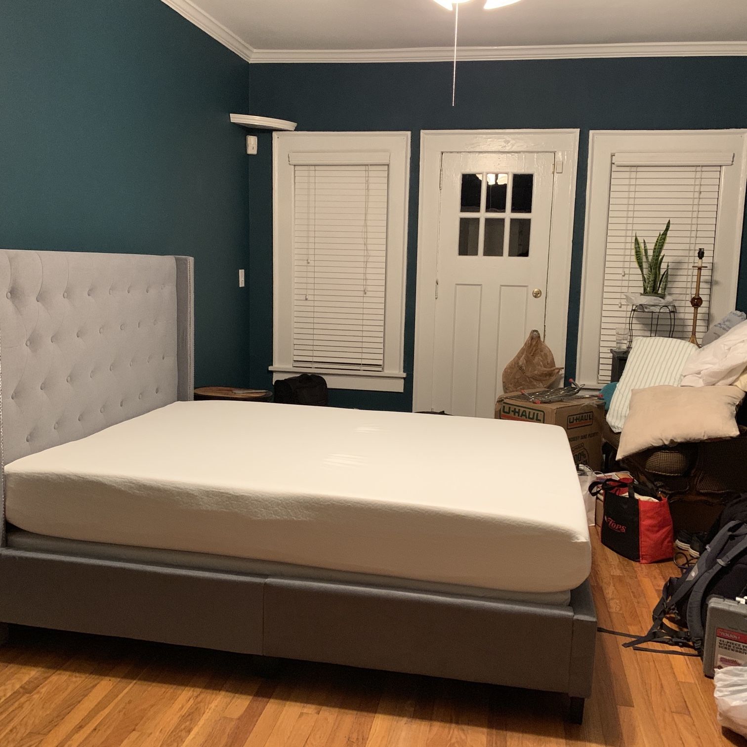 Queen Bed Frame with Slats