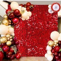 Red Shimmer Backdrop