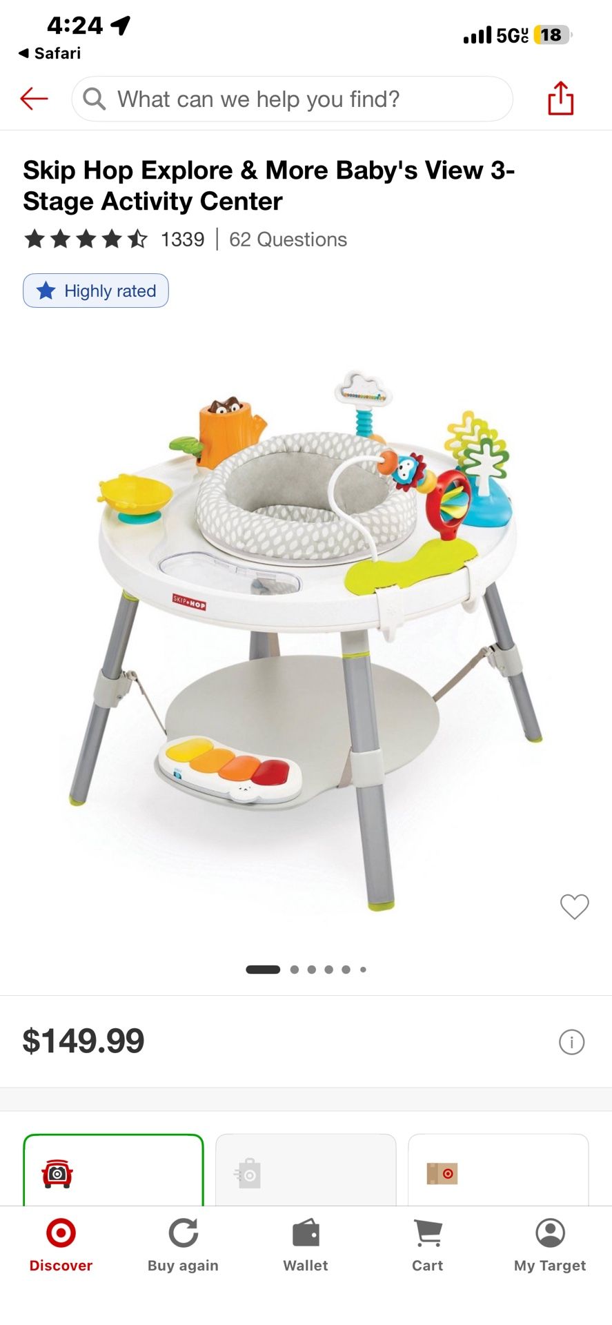 Skip Hop 3 Stage Activity Center