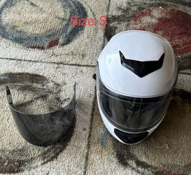 Motorcycle Helmets, Jacket, Gloves, And Backpack