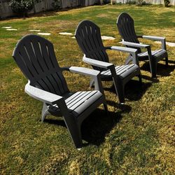 3 high back chairs new never used