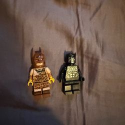 Black panther figure and Batman