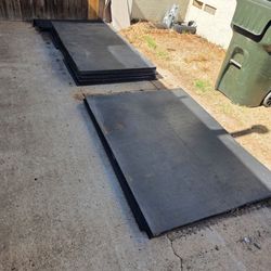 3/4" rubber workout mats horse stall mats