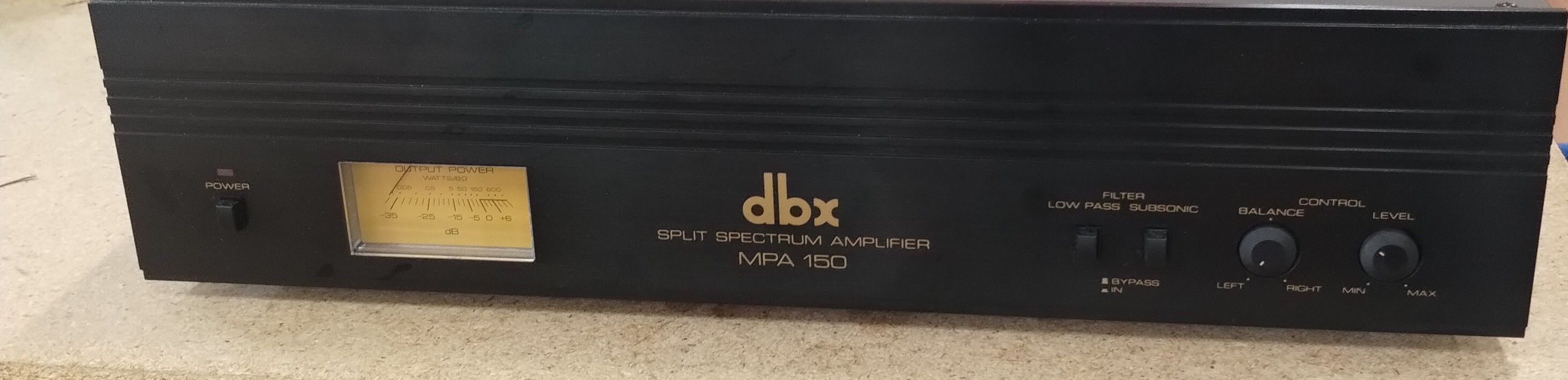 DBX MPA150 Split Spectrum Amplifier
