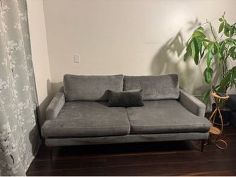 FREE DELIVERY! West Elm Andes Sofa ( Velvet Gray)