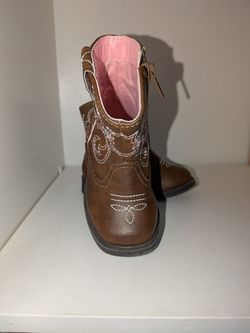 Wonder Nation Western Style Boots, Toddler Size 5