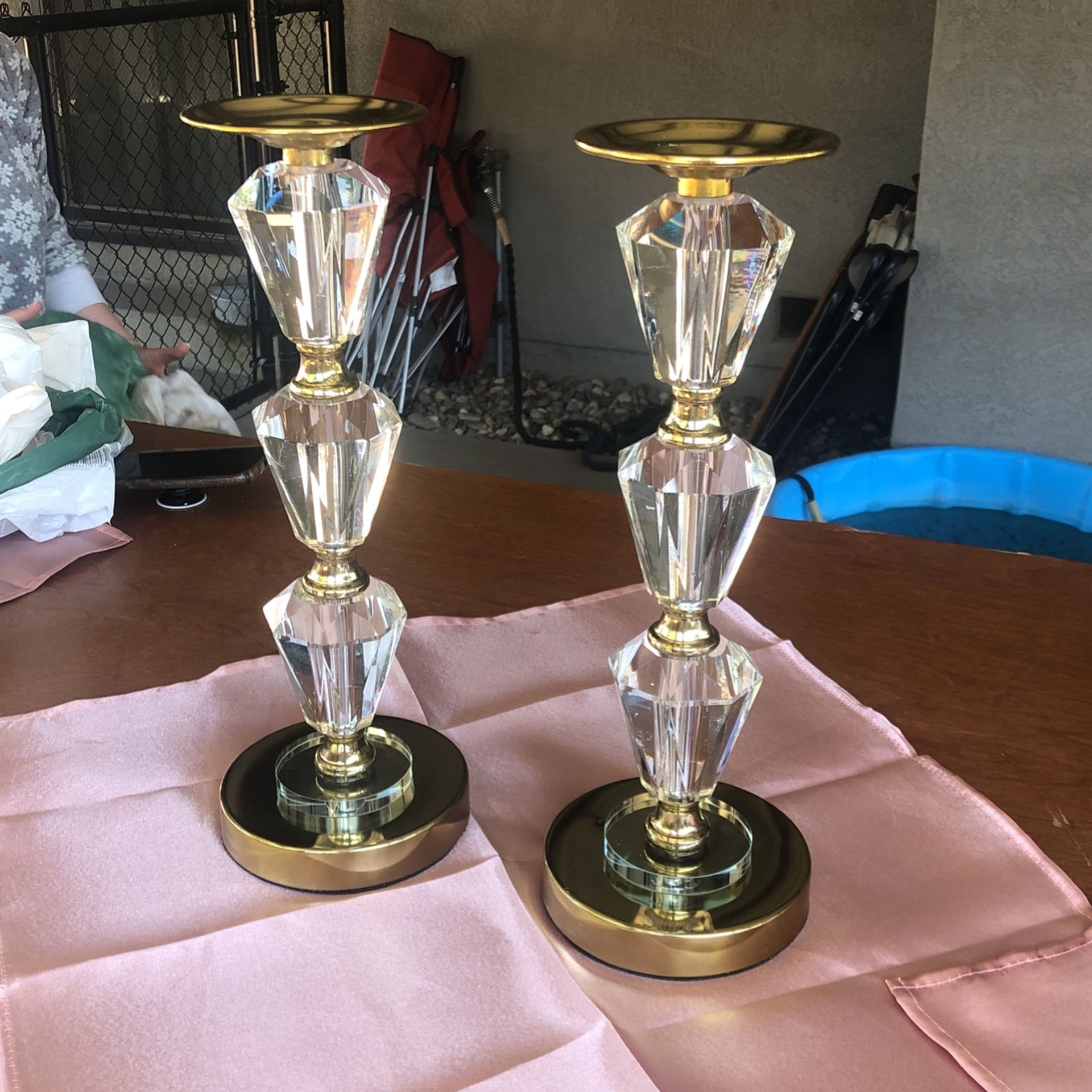 Gold Candle Holders