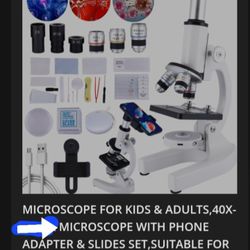 Nice Microscope, With Phone Connector 