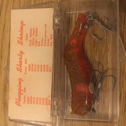 Plugging Shorty Shrimp, vintage lure, from 50's, 60's by Doug