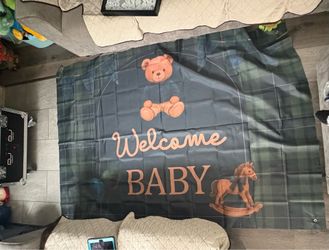 Polo Baby Shower Backdrop