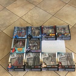 Mafex Marvel DC And Other Figures
