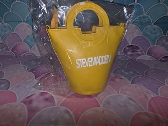 Steve Madden Yellow Bucket Bag