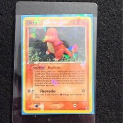 Pokémon Ditto Charmander Holo Card 61/113