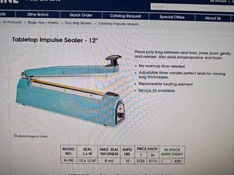 Heat Sealer, brand new