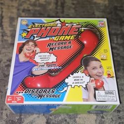 Electronic Phone Game ~ The Phone Distorts The Message. Brand New & Unopened!!