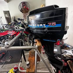 Mercury 7.5    outboard Motor 
