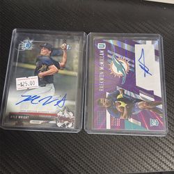 Raekwon McMillan & Kyle Wright cards