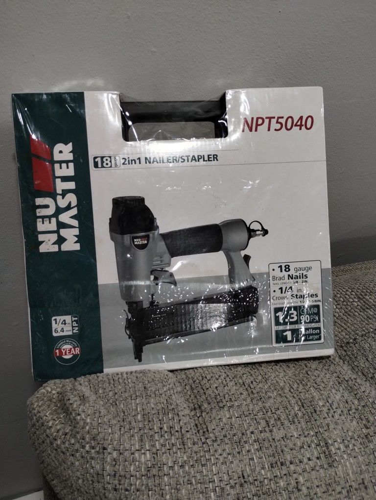 NEU MASTER 2 IN 1 NAILER/STAPLER GUN