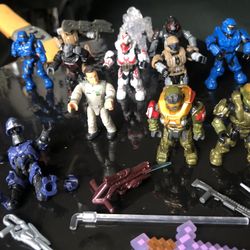 Halo Figurines.  🥷🥷🥷🤺🤺🤺🧯🧯🧯