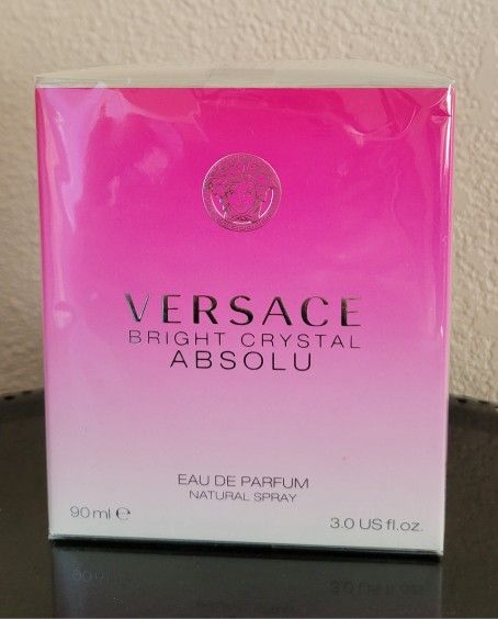 Versace Bright Crystal Absolu Eau De Parfum SPRAY, 3 Oz, 90 ml