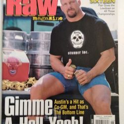 WWE RAW MAGAZINE JULY 2003 STONE COLD STEVE AUSTIN WWF WCW ECW VINTAGE 