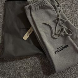 Dark Oatmeal Essentials Sweats Cuffed
