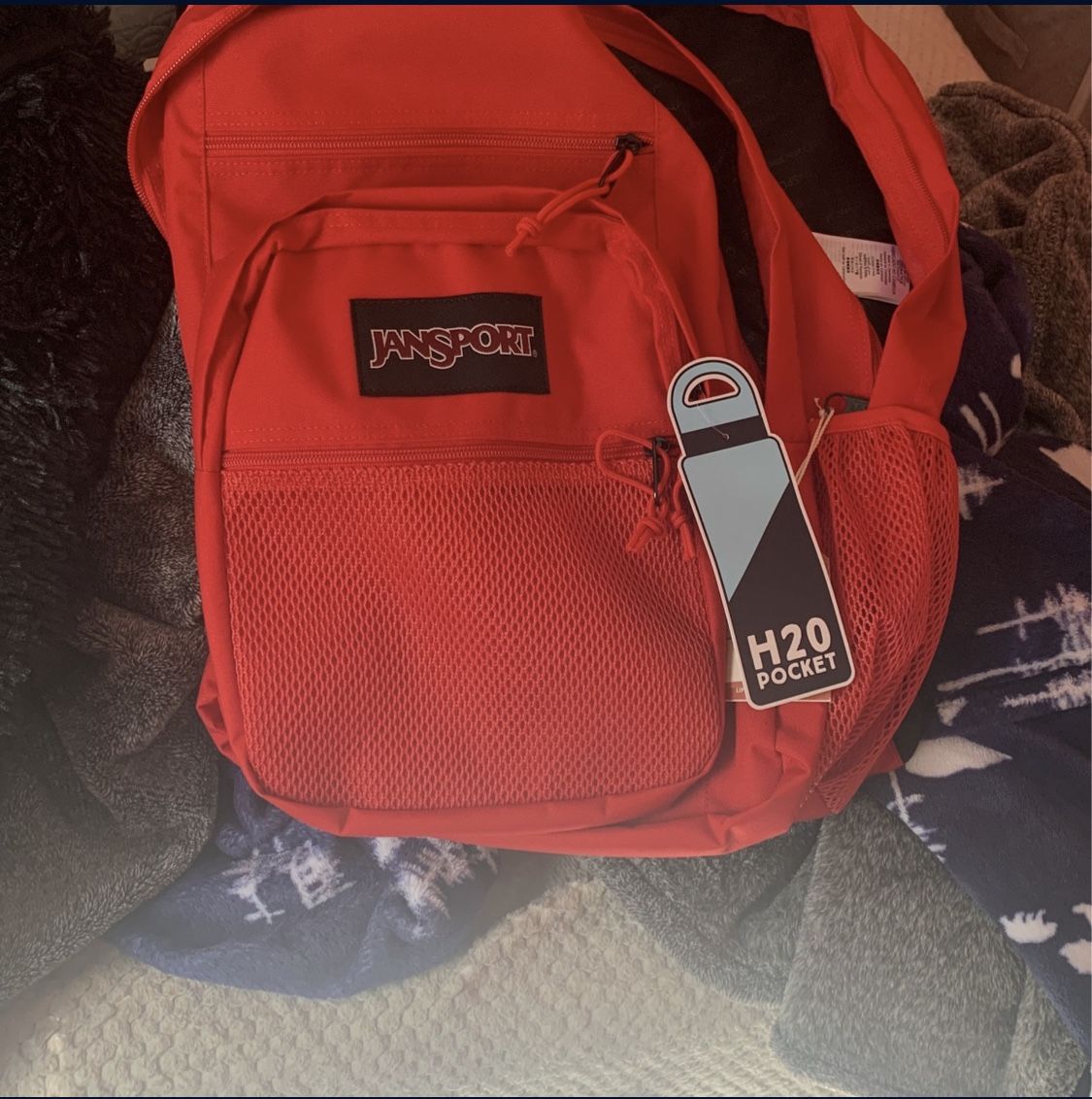 Red , Jan sport Backpack 