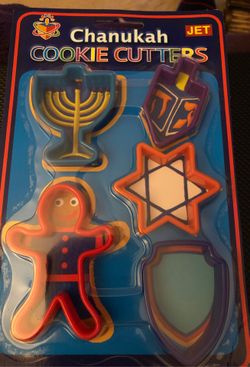 Chanukah Cookie Cutters 5 Hanukkah Shapes Fun for All