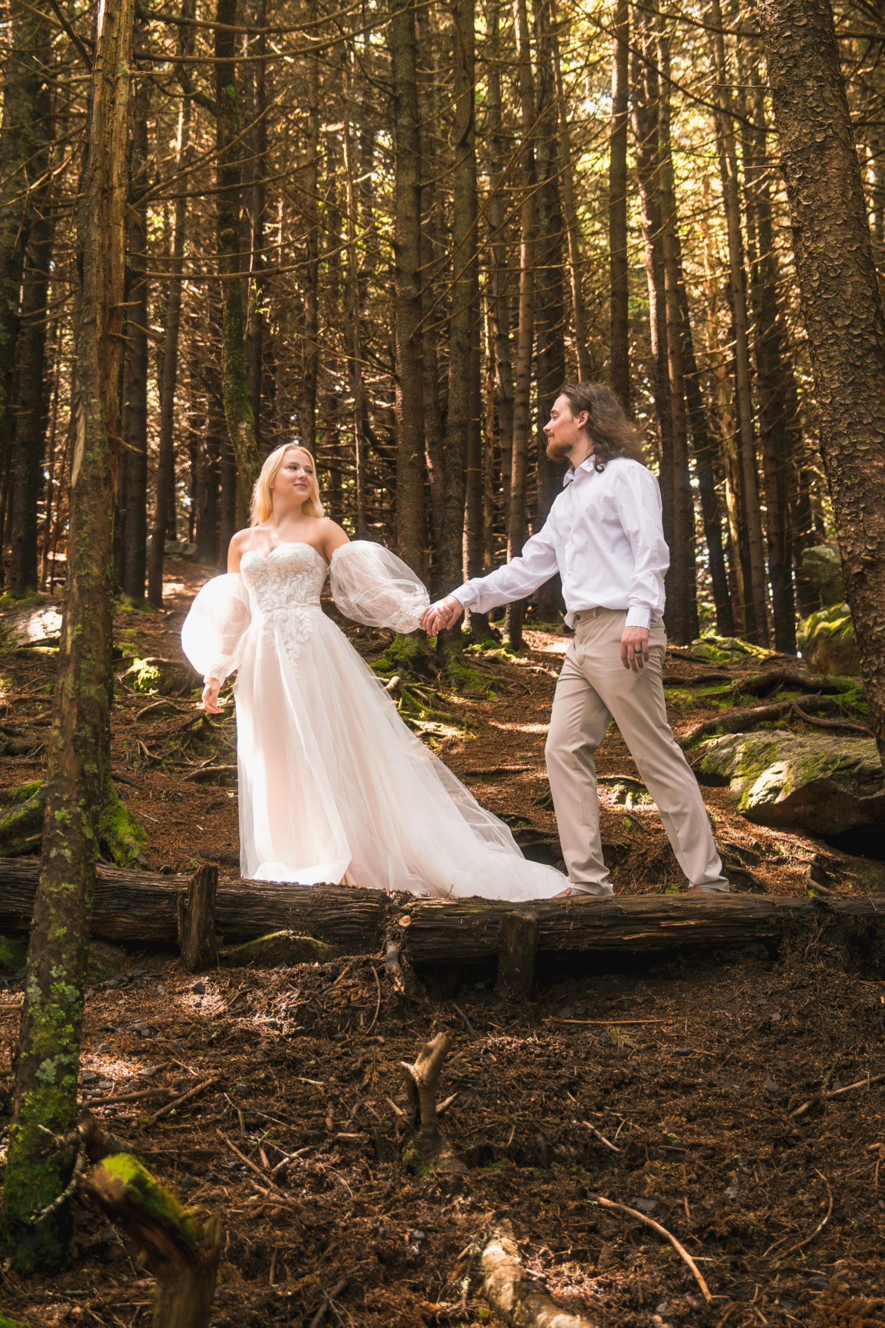 Fairytale Wedding Dress With Detachable Sleeves