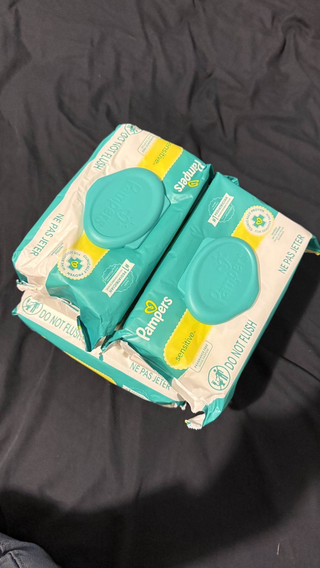 4pck Pamper Sensitive Wipes 