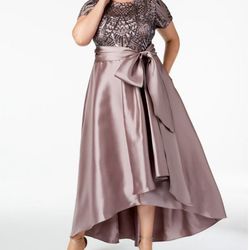 Formal Lavender Dress Plus Size