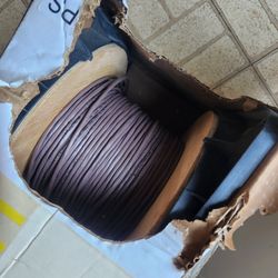 Brown Four Wire Shielded Twisted Pair Wire.