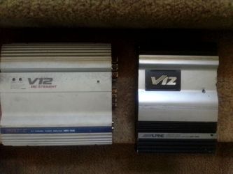 2 ALPINE AMPS