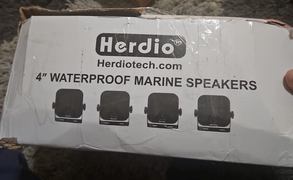 HERDIO 4 INCH BLUETOOTH SPEAKERS  2 PAIRS