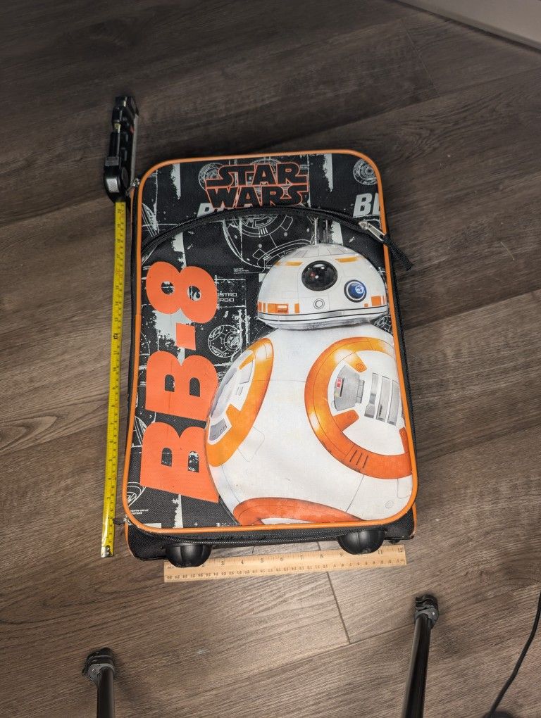Star Wars BB 8 Luggage Disney Store Kids Soft Side Rolling Travel Luggage Suitcase