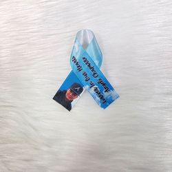 Memorial ribbon buttons