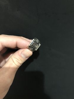 Rutilated Quartz Ring 8.5