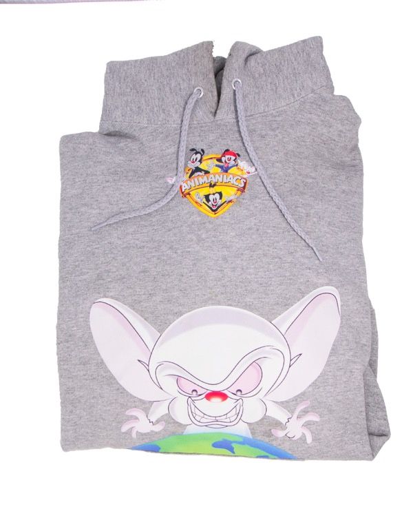Custom pinky and the brain hoodie