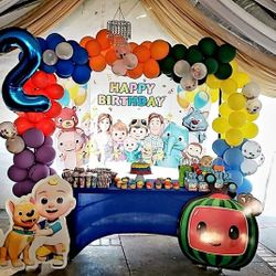 Cocomelon Backdrop