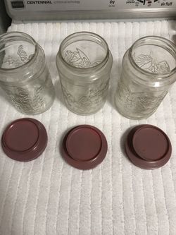 Anchor hocking Tang jars vintage set of 3