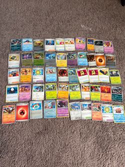 Pokémon Trading Cards Lot – 50 Mixed Cards