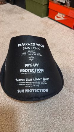 Saint Chic Clear Paparazzi Adjustable Visor